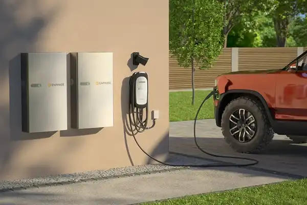 Electric car charging with an Enphase IQ EV Charger