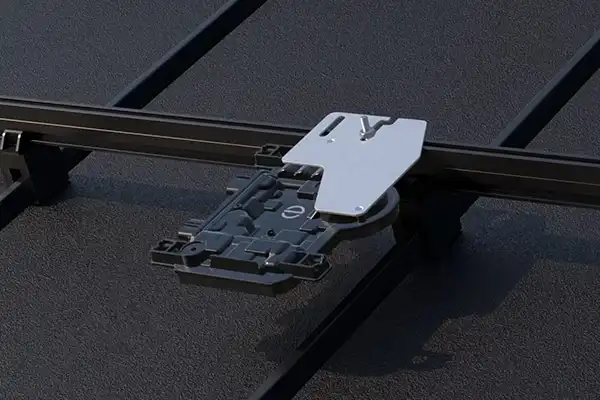 Enphase IQ Microinverter on solar panel